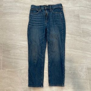 Madewell classic straight jeans